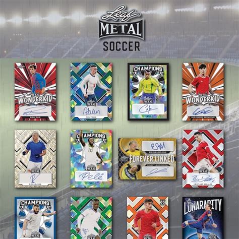 leaf metal soccer checklist 2022